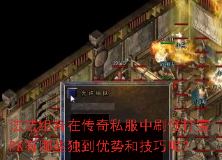 法法组合在传奇私服中刷怪打宝PK有哪些独到优势和技巧呢? 法法组合在传奇私服中刷怪打宝PK有哪些独到优势和技巧呢?