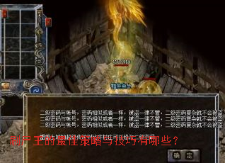 刷尸王的最佳策略与技巧有哪些? 刷尸王的最佳策略与技巧有哪些?