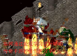 如何通过论坛学习提升嘟嘟传奇手游打怪任务效率? 如何通过论坛学习提升嘟嘟传奇手游打怪任务效率?