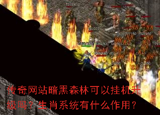 传奇网站暗黑森林可以挂机升级吗?生肖系统有什么作用? 传奇网站暗黑森林可以挂机升级吗?生肖系统有什么作用?