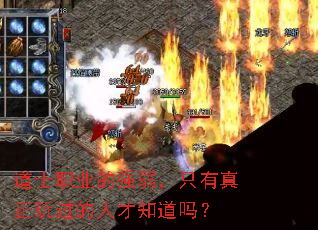 道士职业的强弱,只有真正玩过的人才知道吗? 道士职业的强弱,只有真正玩过的人才知道吗?