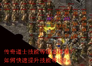 传奇道士技能等级表详解?如何快速提升技能等级? 传奇道士技能等级表详解?如何快速提升技能等级?