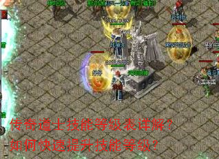 传奇道士技能等级表详解?如何快速提升技能等级? 传奇道士技能等级表详解?如何快速提升技能等级?