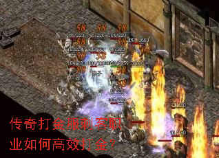 传奇打金服刺客职业如何高效打金? 传奇打金服刺客职业如何高效打金?