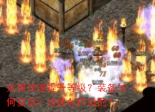如何快速提升等级?装备如何获取?技能怎样搭配? 如何快速提升等级?装备如何获取?技能怎样搭配?