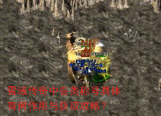 雪域传奇中各类称号具体有何作用与获取攻略? 雪域传奇中各类称号具体有何作用与获取攻略?