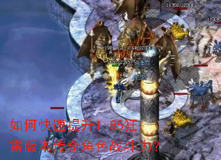 如何快速提升1.85狂雷版本传奇角色战斗力? 如何快速提升1.85狂雷版本传奇角色战斗力?