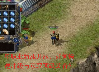 单职业新服开服,如何快速冲级与获取顶级装备? 单职业新服开服,如何快速冲级与获取顶级装备?