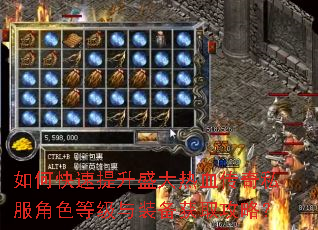 如何快速提升盛大热血传奇私服角色等级与装备获取攻略? 如何快速提升盛大热血传奇私服角色等级与装备获取攻略?