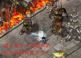 道士每升一级增加的生命值具体是多少? 道士每升一级增加的生命值具体是多少?
