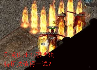 卧龙山庄有哪些独特玩法值得一试? 卧龙山庄有哪些独特玩法值得一试?