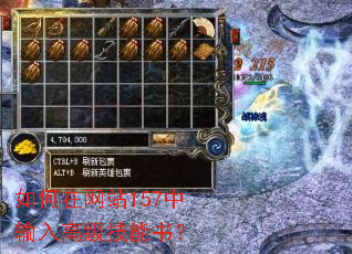 如何在网站157中输入高级技能书? 如何在网站157中输入高级技能书?