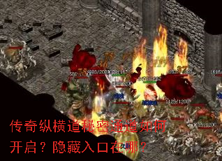 传奇纵横道秘密通道如何开启?隐藏入口在哪? 传奇纵横道秘密通道如何开启?隐藏入口在哪?