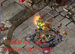 中国如何在1.76版传奇中高效训练角色等级? 中国如何在1.76版传奇中高效训练角色等级?