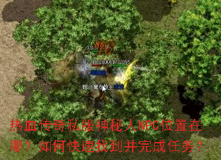 热血传奇私服神秘人NPC位置在哪?如何快速找到并完成任务? 热血传奇私服神秘人NPC位置在哪?如何快速找到并完成任务?